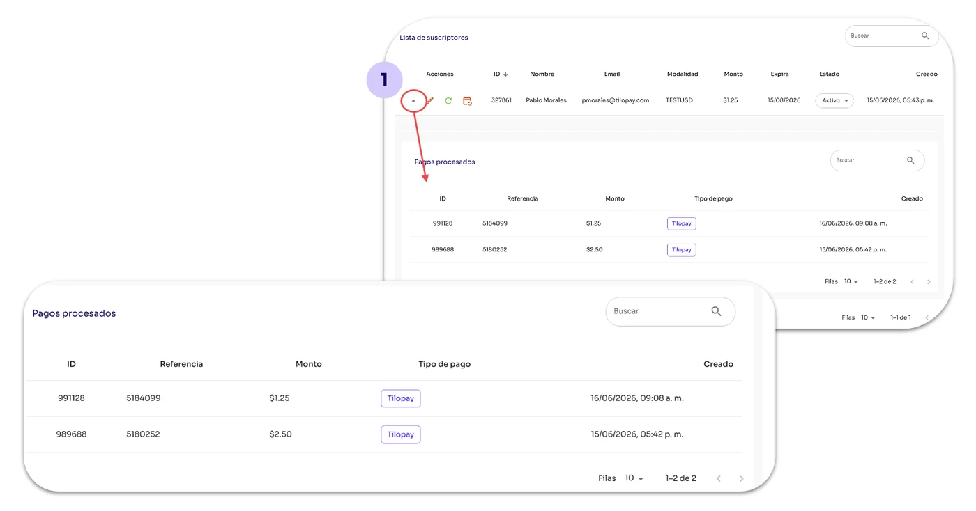 How do I delete a plan in Subscription Payments? — screen 114