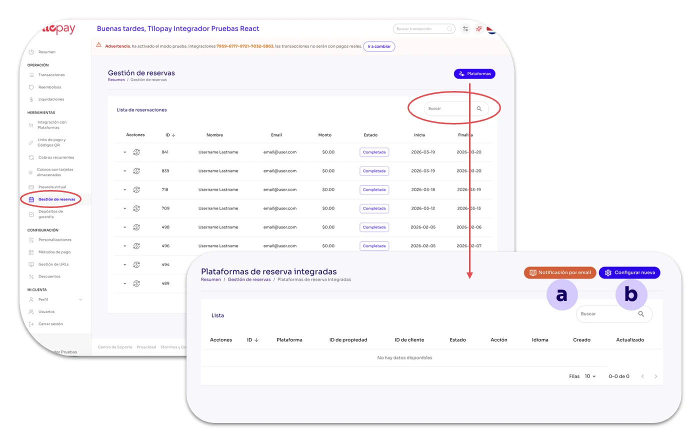 How to Set Up Cloudbeds in Tilopay — screen 125