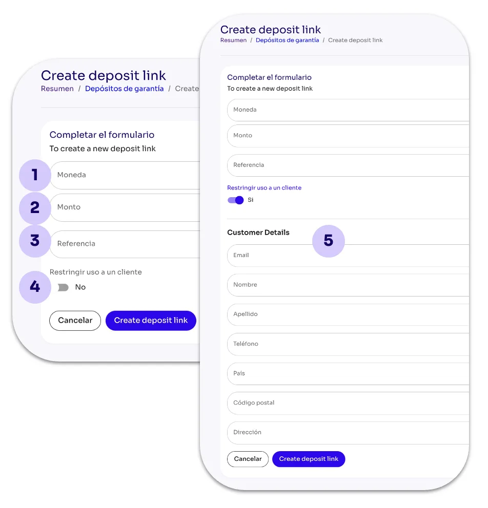 How do I create a Security Deposit? — screen 142