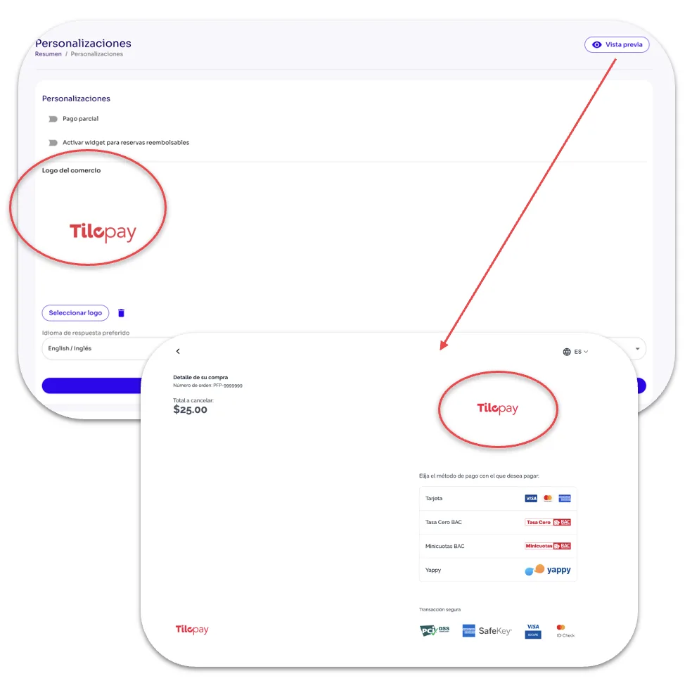 How to Set Your Business Logo to Appear on Your Checkout from the Tilopay Admin Panel — screen 150