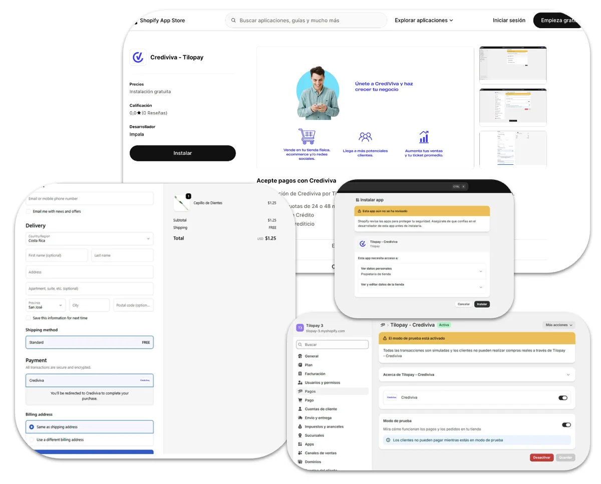 How do I set up the Tilopay Alternative Payment Method for Crediviva on Shopify? — screen 43