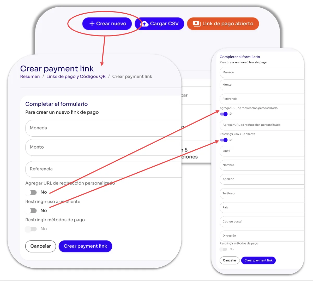 How Do I Generate a Payment Link? — screen 84